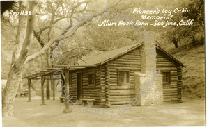 Pioneer's Log Cabin At Alum Rock Park