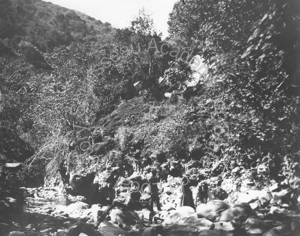 People near Penitencia Creek at Alum Rock Park