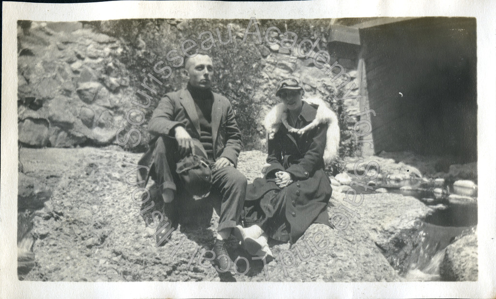 Unknown women and man at Alum Rock Park