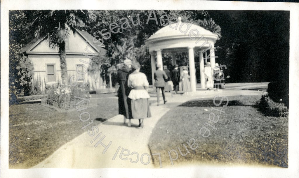 The gazebo at Alum Rock Park