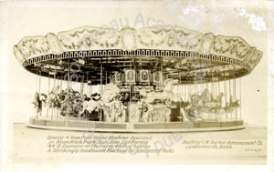 Carousel at Alum Rock Park, built by C.W. Parker