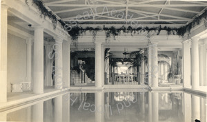 Image of Interior at bathhouse & inner pool at George O. Knapp Estate