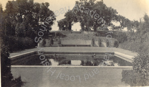 Image of Reflecting pool at the Edwin Gould Estate, Montecito