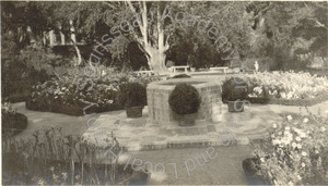 Image of Well fountain, George A. Pope Estate, Burlingame