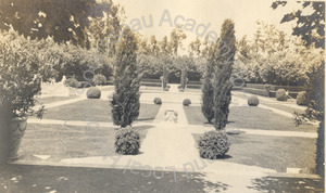 Image of George A. Newhall Estate, Formal Garden