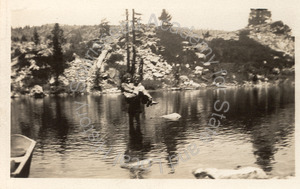 Image of Dick and Guest at Grass Lake