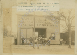 Image of Crandall &  Rice Warehouse, located at Santa Cruz Ave. in Los Gatos.