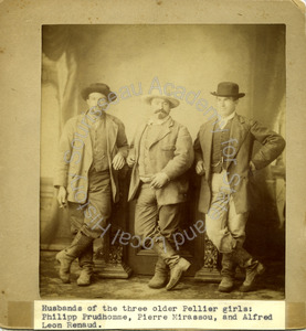 Image of Husbands of the three older Pellier girls