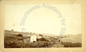 Image of Evergreen Ranch, home of Thomas and Henriette Casalegno, above San Jose