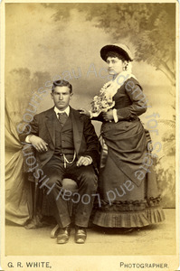 Image of Elise Pellier upon her marriage to Alfred Leon Renaud