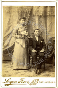 Image of Josephine Pellier upon her marriage to Michael Casalegno