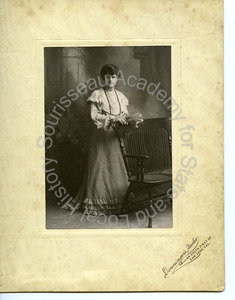 Image of Portrait of Theresa Mirassou, about age 18