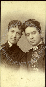 Image of Unidentified pair of women associated with James A. Clayton