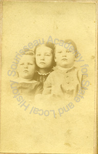 Image of Portrait of Mary, Eddie, and Willie Clayton 
