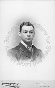 Image of Portrait of an unidentified young man