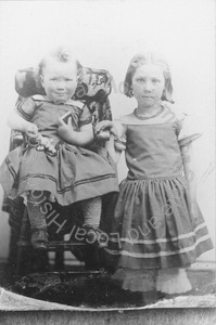 Image of Portrait of two unidentified children