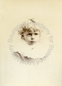 Image of Unidentified female child, likely a member of the Talbot family