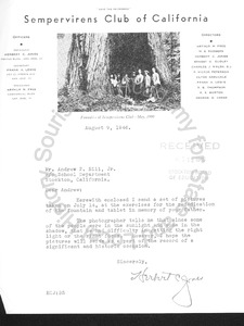 Image of Letter to Andrew P. HIll, Jr. from Herbert C. Jones