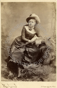 Image of Unidentified young woman, likely a member of the Talbot family