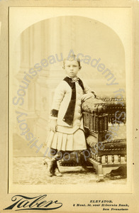 Image of Portrait of an unidentified young boy, likely a member of the Talbot family