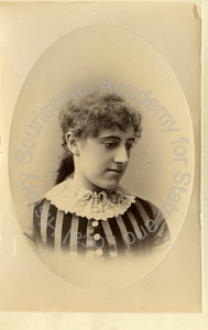Image of Portrait of an unidentified young woman, possibly Emily Foster Talbot