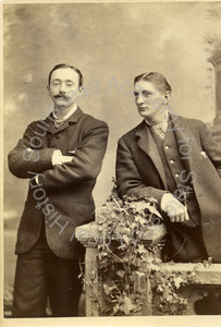 Image of Portrait of W.H. Talbot and possibly Andrew Pope Talbot