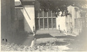 Image of Rear Court of Faculty Club, May 1916 (showing young planting)