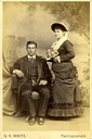 Image of Elise Pellier upon her marriage to Alfred Leon Renaud