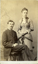 Image of Portrait of Nellie (nee Bechtel) and Lewis Chandlee