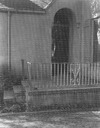 Image of View of front door and stoop of Vrendenburgh house 