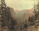 Image of El Capitan and Bridalveil Fall at Yosemite National Park