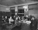 Image of Andrew P. Hill, Jr, instructing in a class on U.S. citizenship