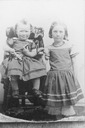 Image of Portrait of two unidentified children