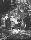 Image of Rededication of the Andrew P. Hill fountain in the Big Basin Redwoods State Park