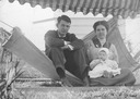 Image of Andrew P. Hill, Jr with Ruth and Birdella, five and a half months old