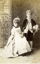 Image of Portrait of Earle Talbot and an unidentified young girl