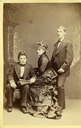 Image of Portrait of Frederick C., Sophia Gleason and William H. Talbot